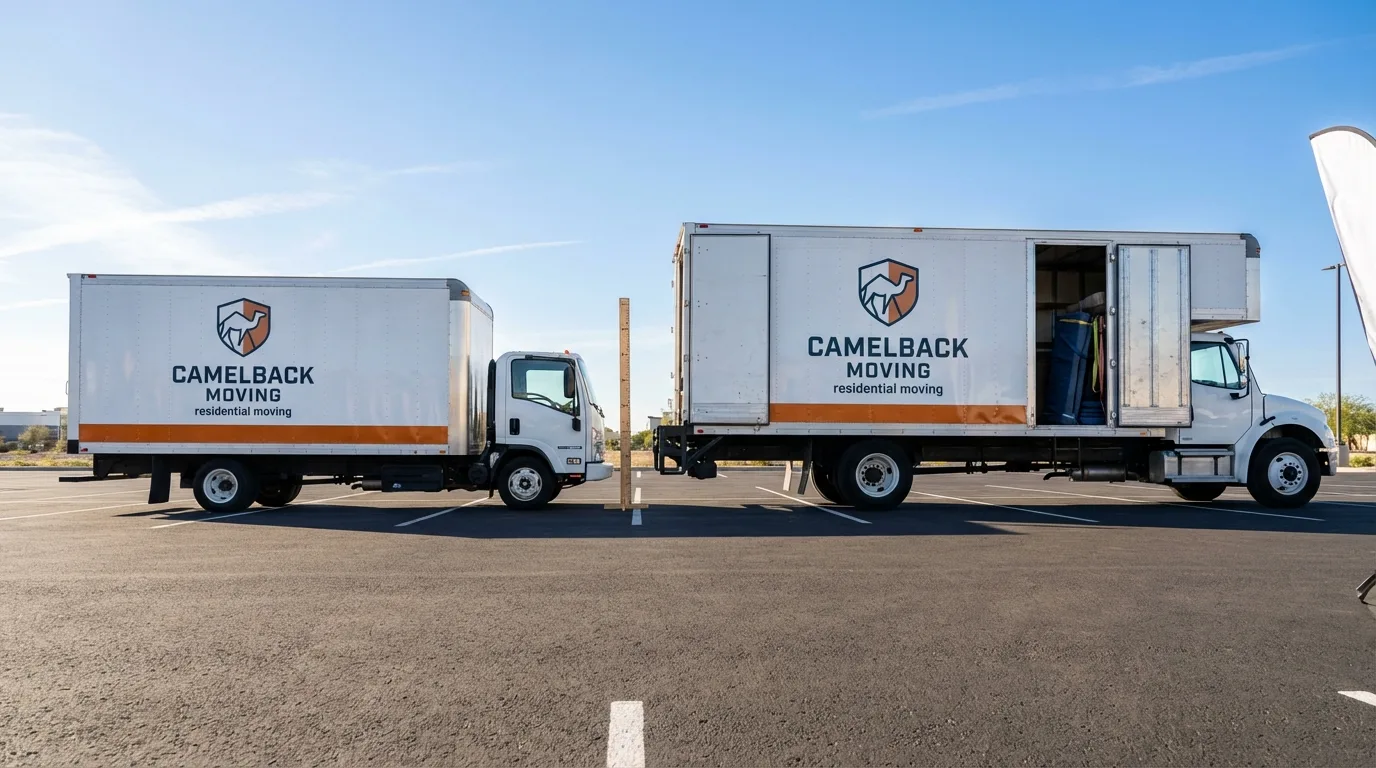Moving truck size capacity guide in North Bergen